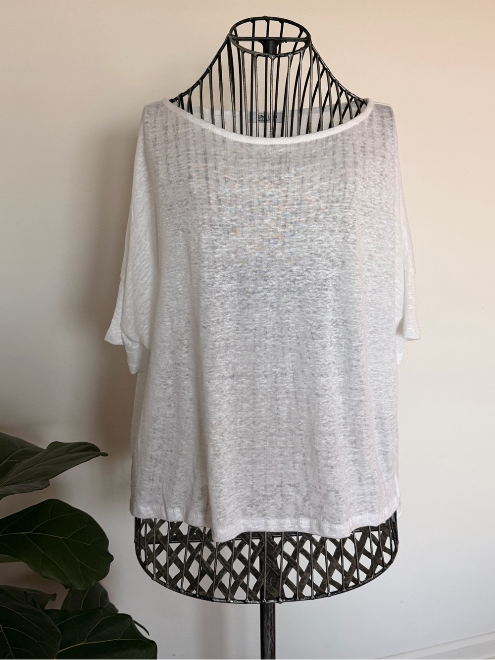 Luxury Linen Boatneck Tee